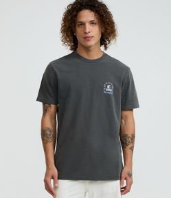 Camiseta Comfort em Algodão com Estampa Abstrata  Estonada