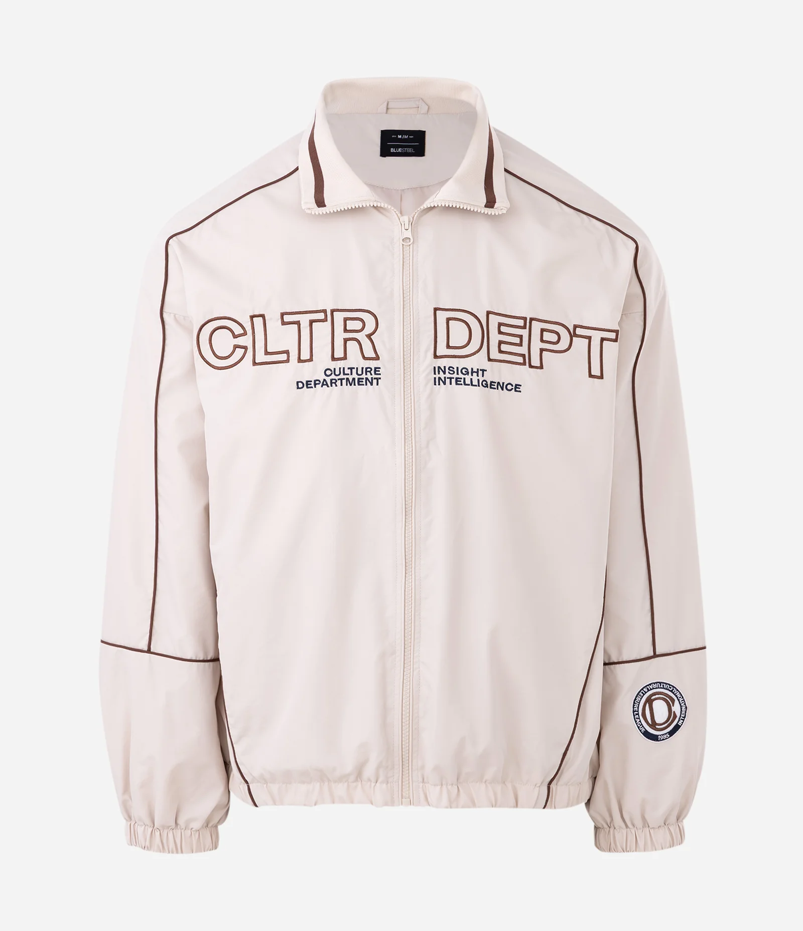 Jaqueta Masculina em Tecido Tecnológico com Estampa Frontal Amarelo 1