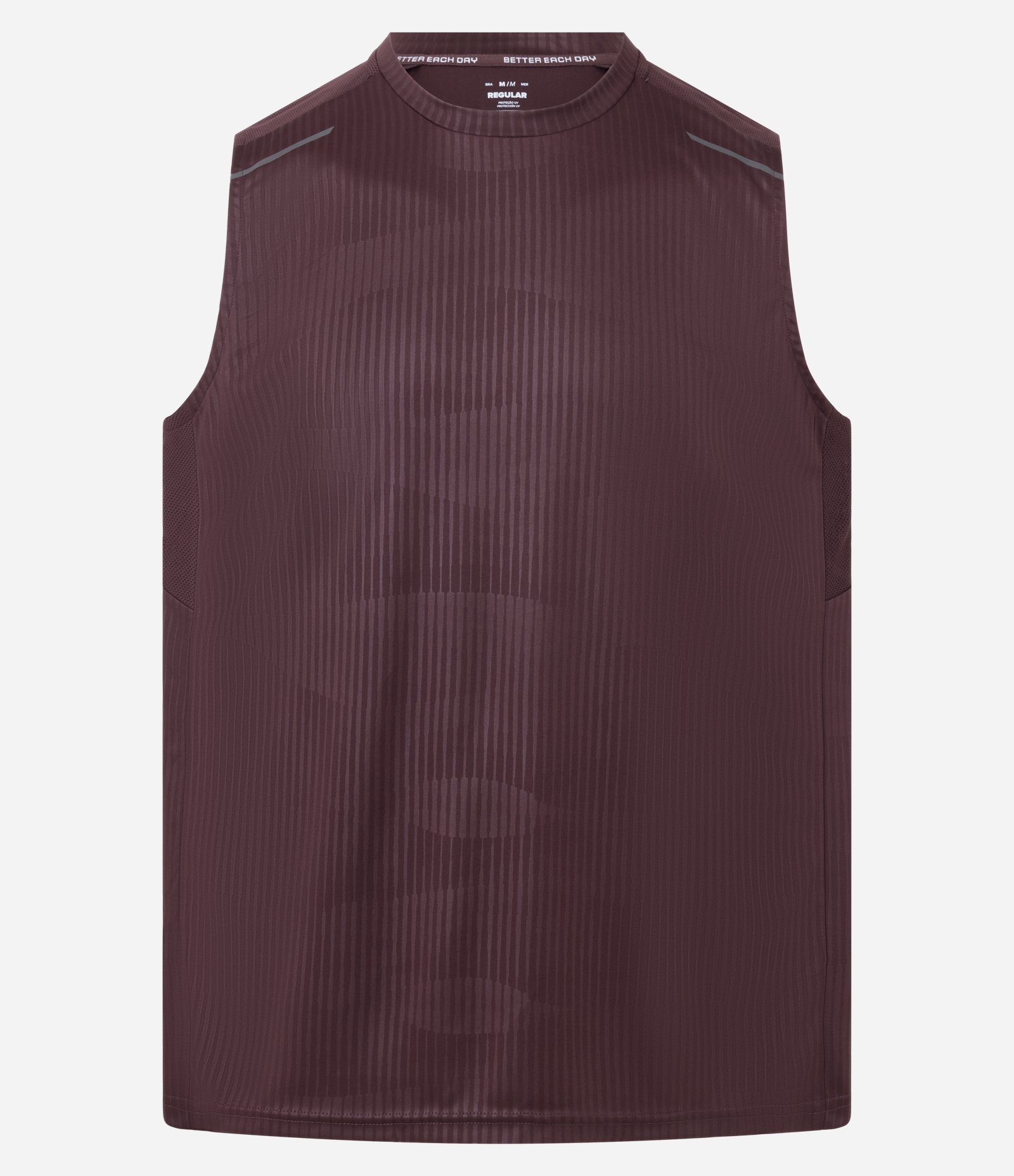 Regata Esportiva Regular com Tecnologia Dry Bordô 6