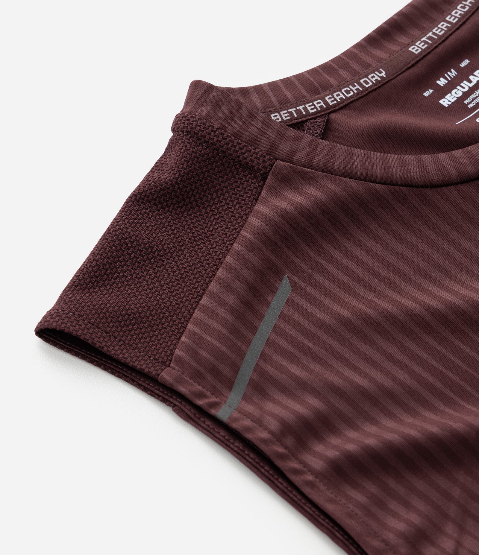 Regata Esportiva Regular com Tecnologia Dry Bordô 11