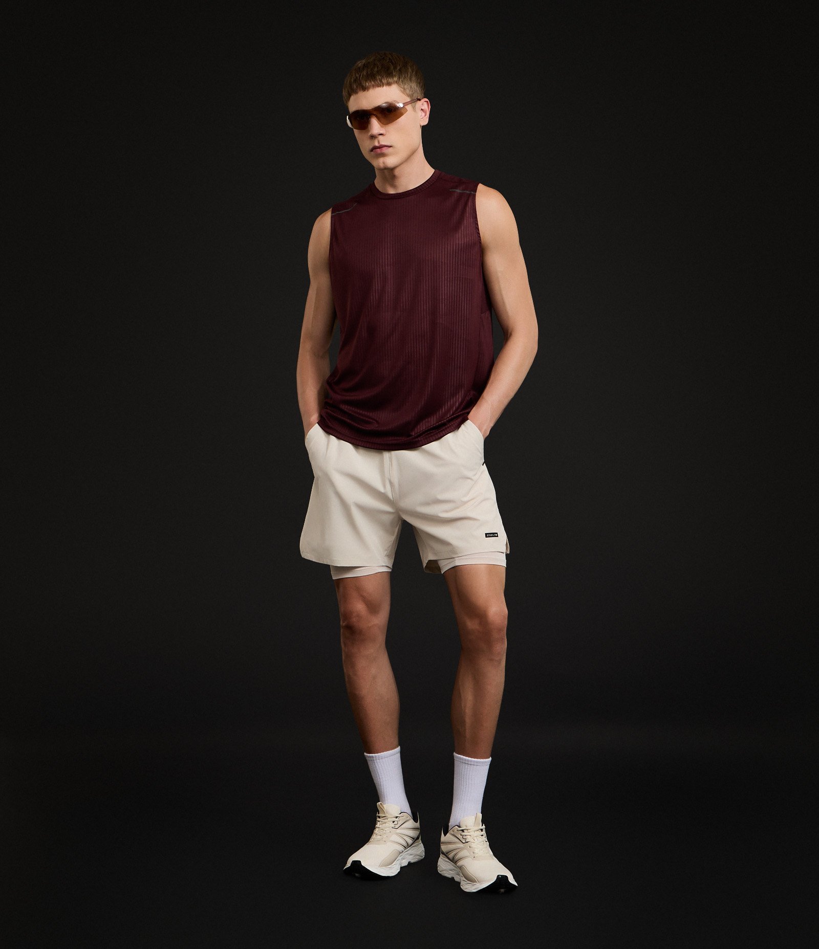 Regata Esportiva Regular com Tecnologia Dry Bordô 4