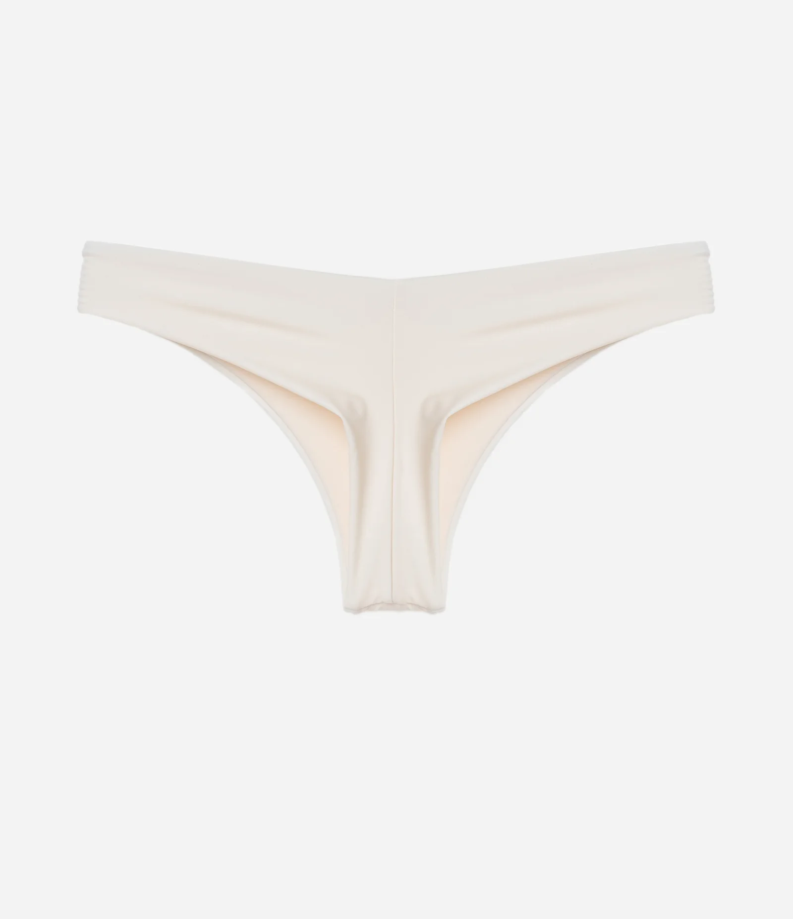 Biquíni Calcinha com Bordado de Ondas Creme 2