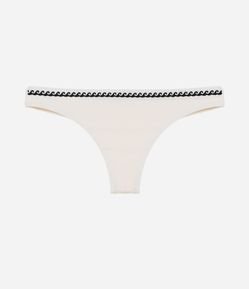 Biquíni Calcinha com Bordado de Ondas