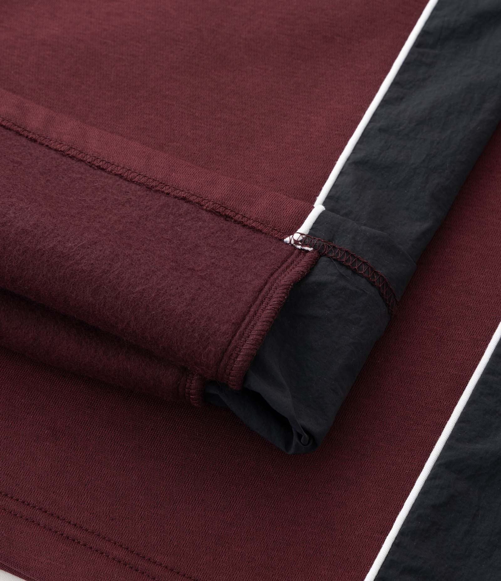 Calça de Moletom com Felpa e Painéis Vermelho 9