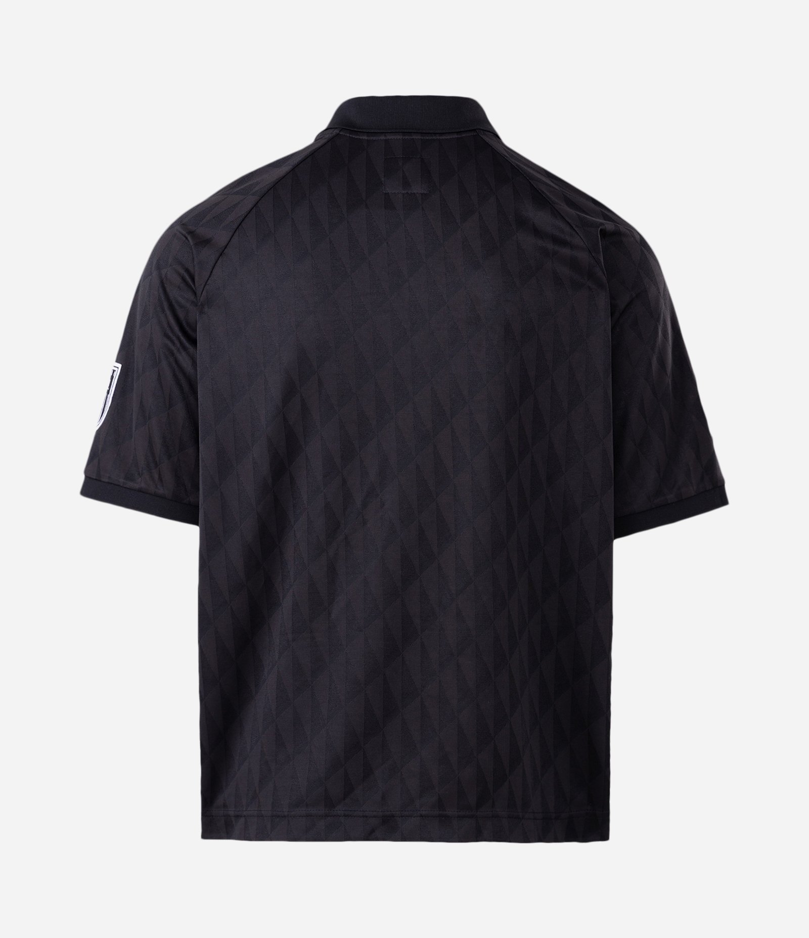 Polo Masculina Manga Curta Boxy Runners Preto 6