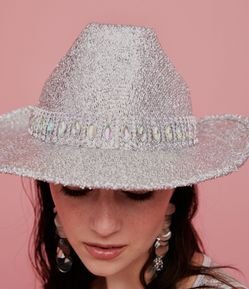 Chapéu Metalizado com Aplicações