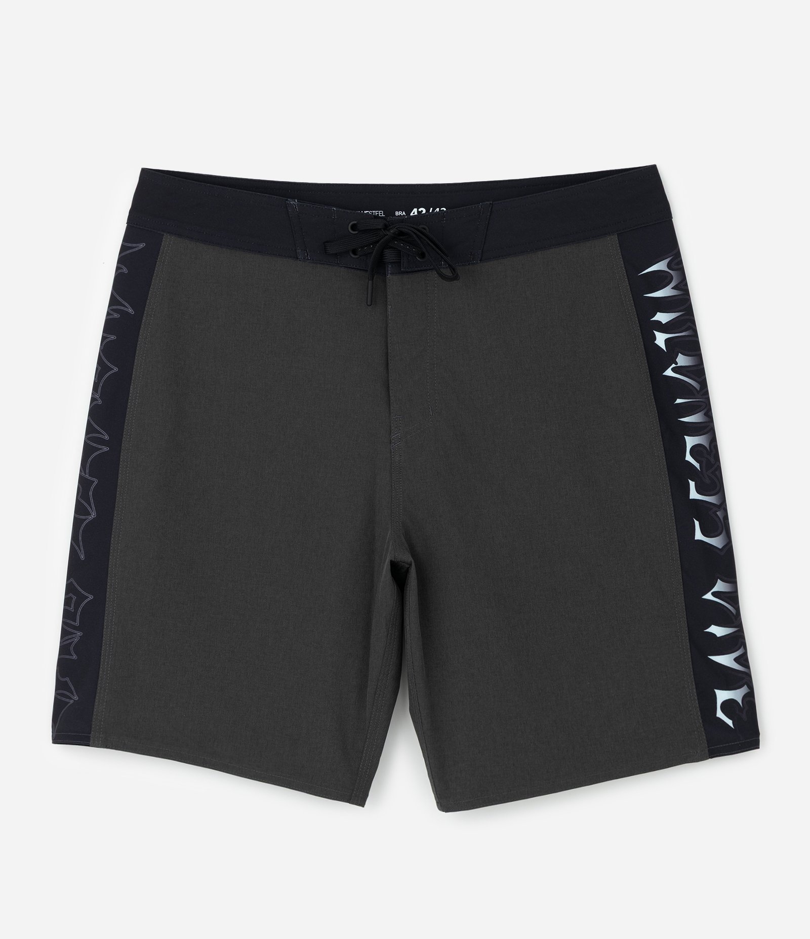 Bermuda de Banho com Faixa Tribal Preto 5