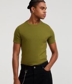 Camiseta Muscle em Ribana Texturizada