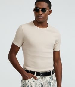 Camiseta Muscle em Ribana Texturizada