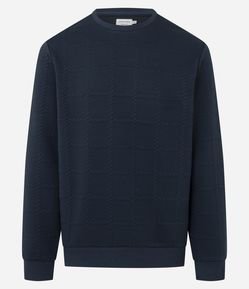 Casaco Regular com Elastano Texturizado em Efeito Cordas