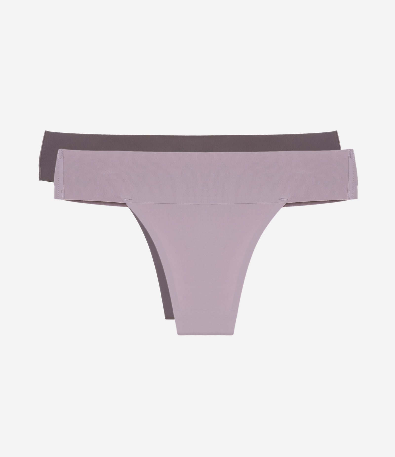 Kit 02 Calcinhas Biquini em Microfibra com Cós Largo Roxo 2