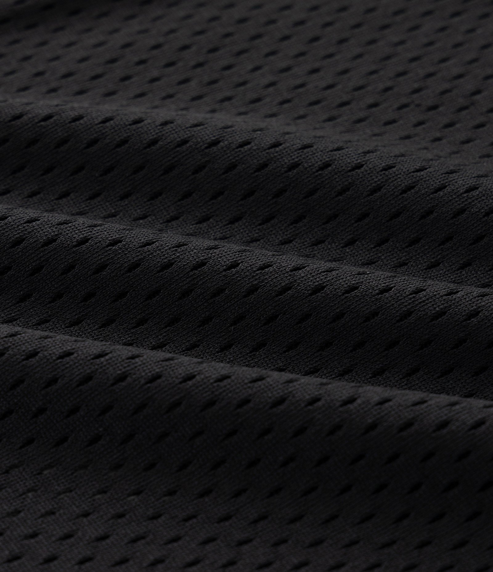 Camisa Esportiva em Textura Mesh com Bordado Breaker Preto 11