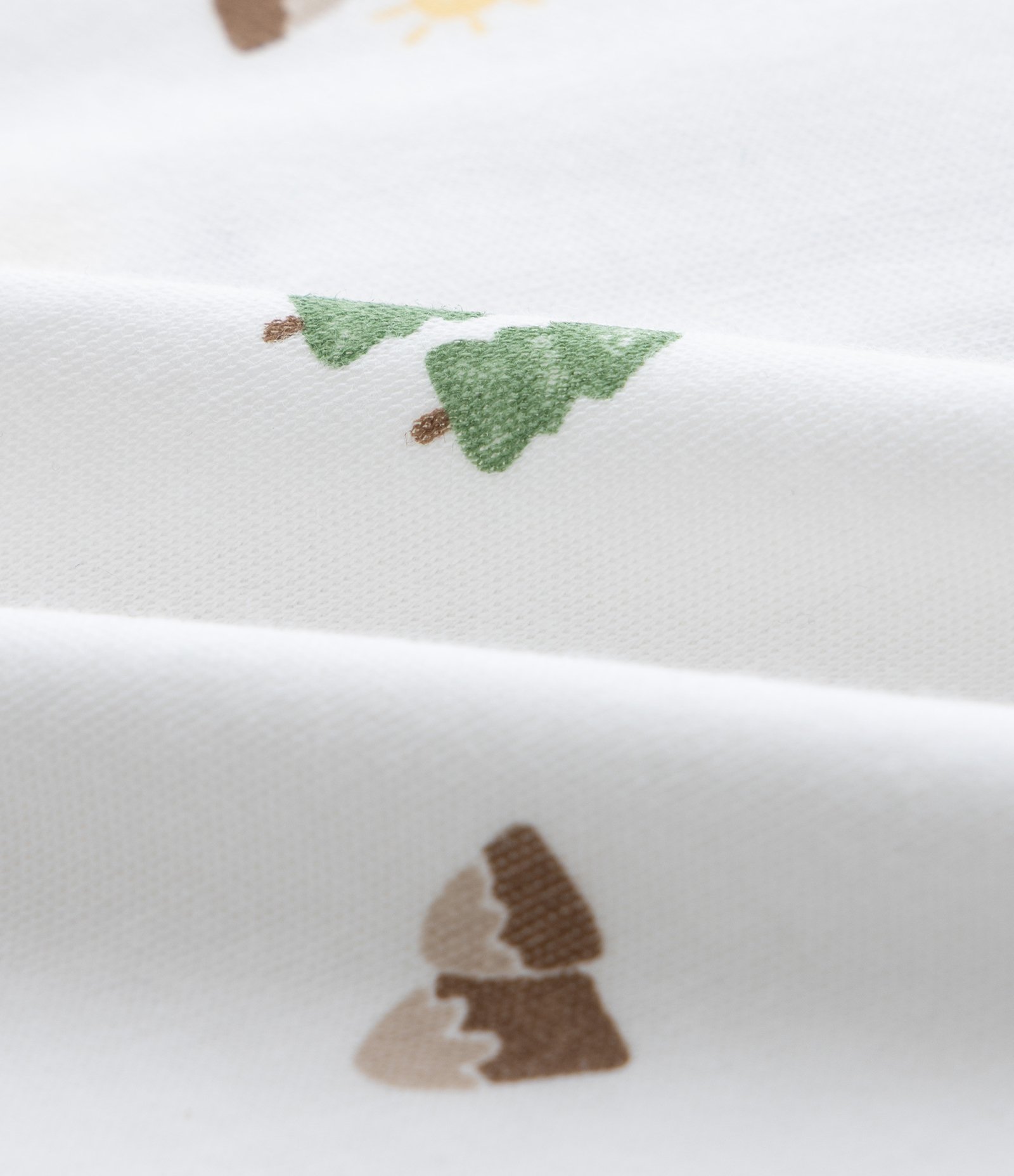 Macacão Infantil em Suedine com Estampa Aquarelada – Tam RN a 24 Meses Branco 6