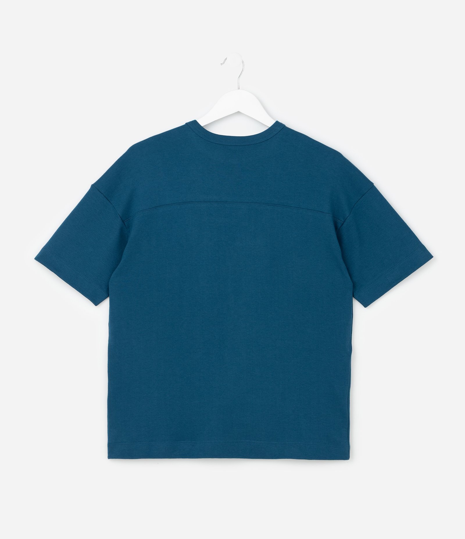 Camiseta Oversized Infantil em Suedine - Tam 5 a 14 Anos Azul 2