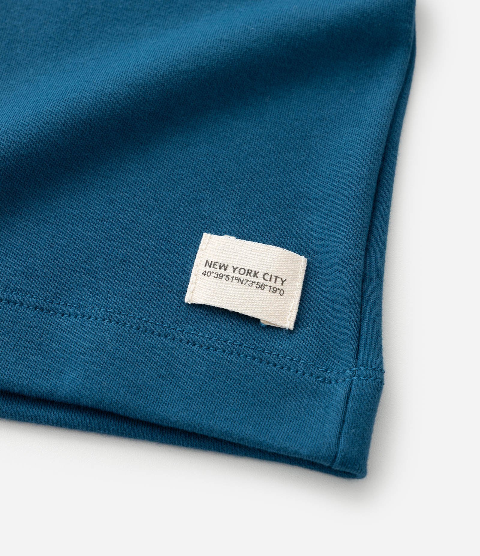 Camiseta Oversized Infantil em Suedine - Tam 5 a 14 Anos Azul 4