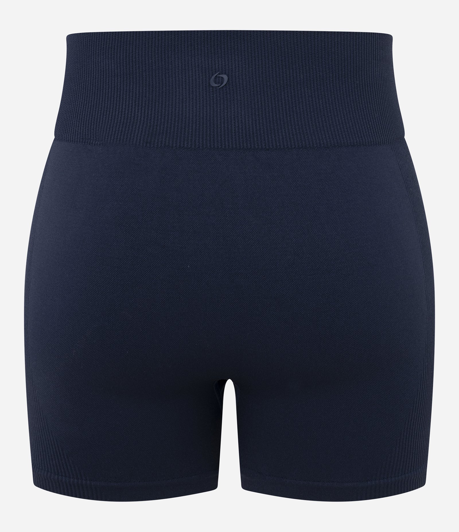 Bermuda Esportiva em Poliamida Seamless com lateral Canelada Azul 5