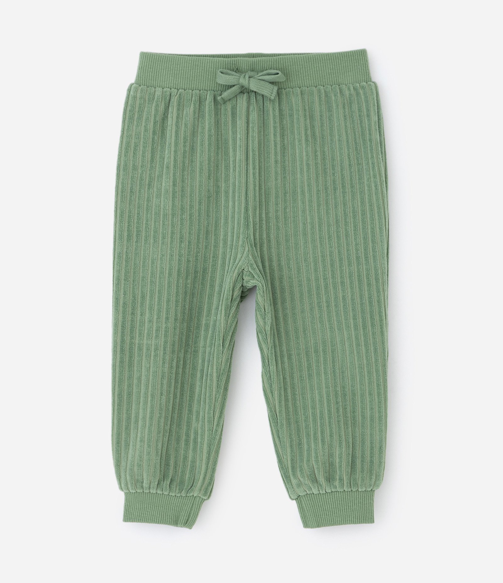 Conjunto Infantil Canelado com Casaco e Calça Jogger – Tam 0 a 24 Meses Verde 4