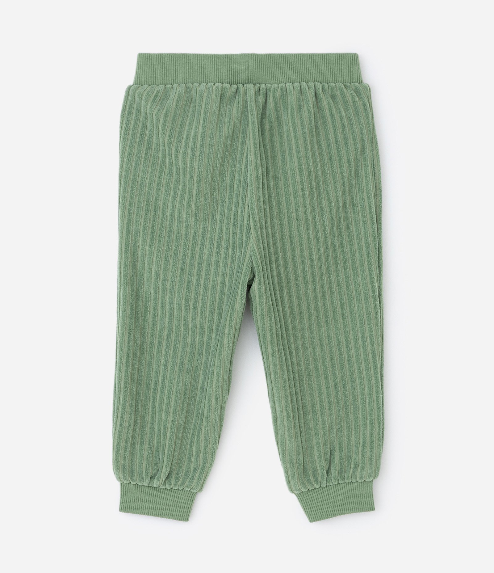 Conjunto Infantil Canelado com Casaco e Calça Jogger – Tam 0 a 24 Meses Verde 5