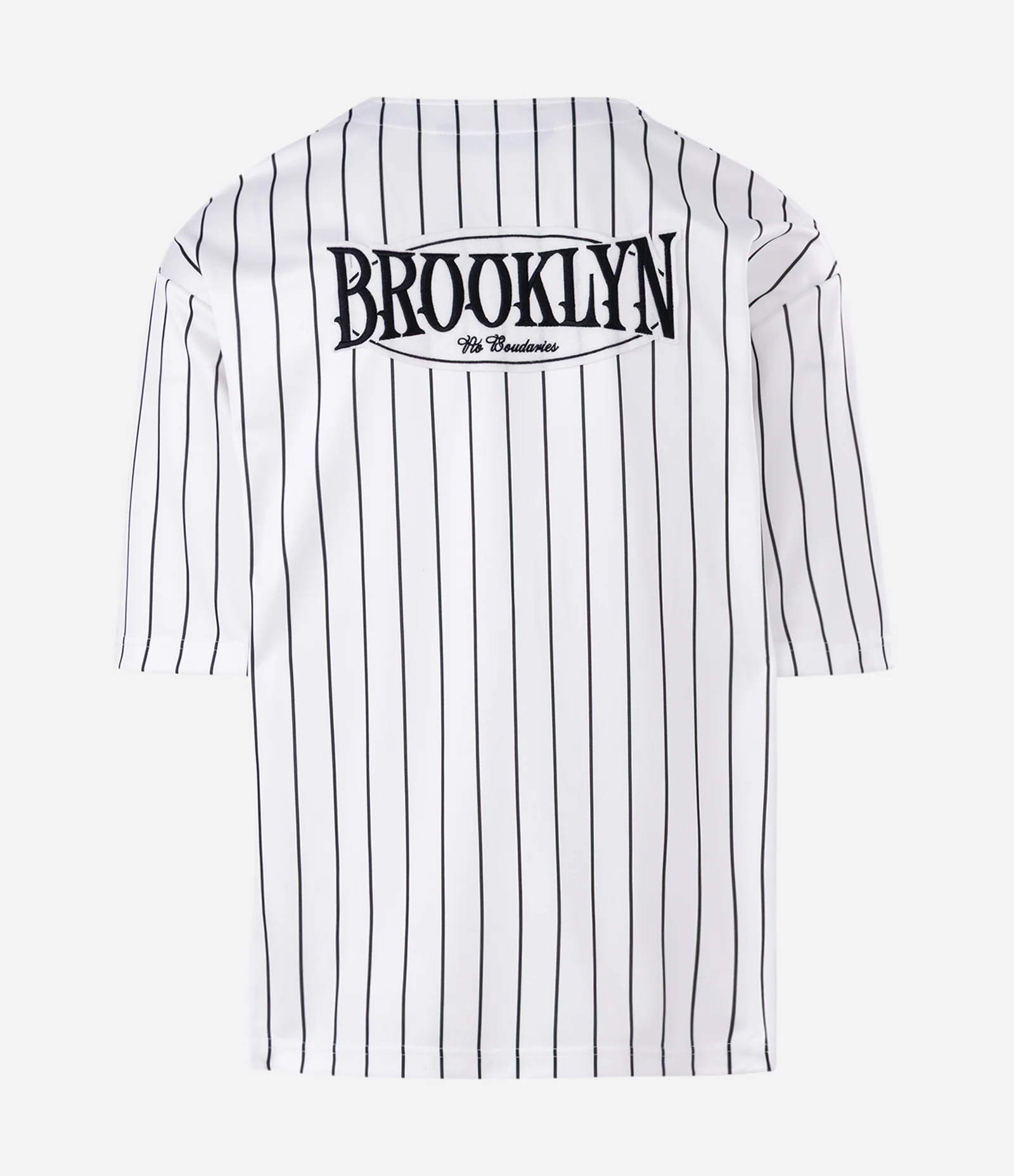 Camisa Manga Curta Baseball Brooklyn Branco 2