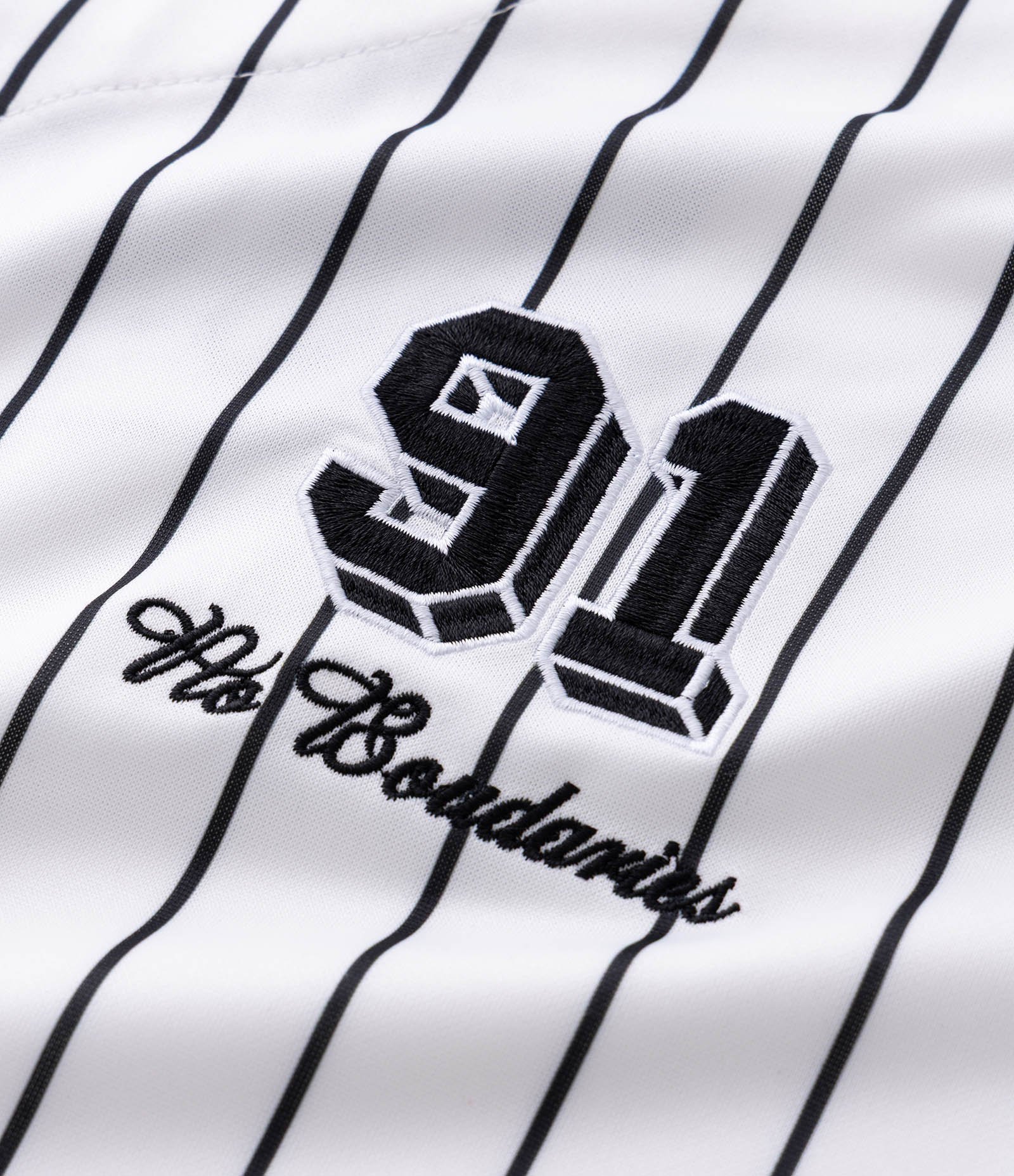 Camisa Manga Curta Baseball Brooklyn Branco 4