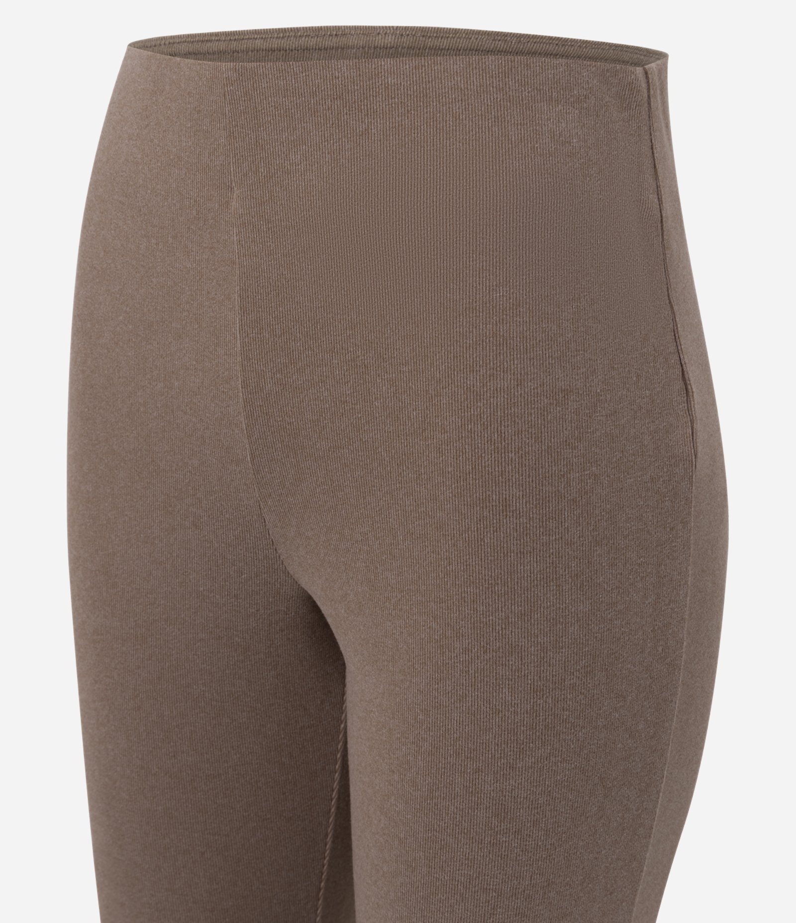 Calça Flare Esportiva com Textura Bege 6