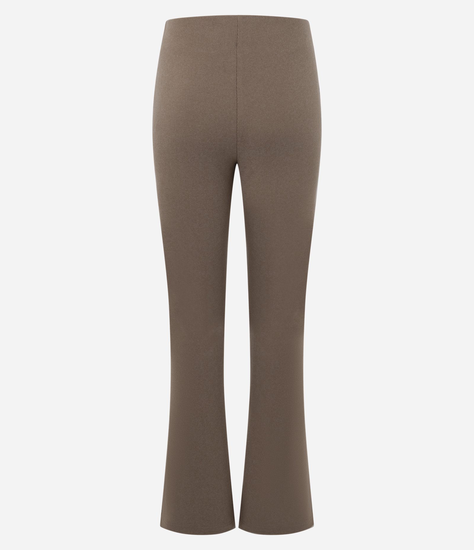 Calça Flare Esportiva com Textura Bege 7