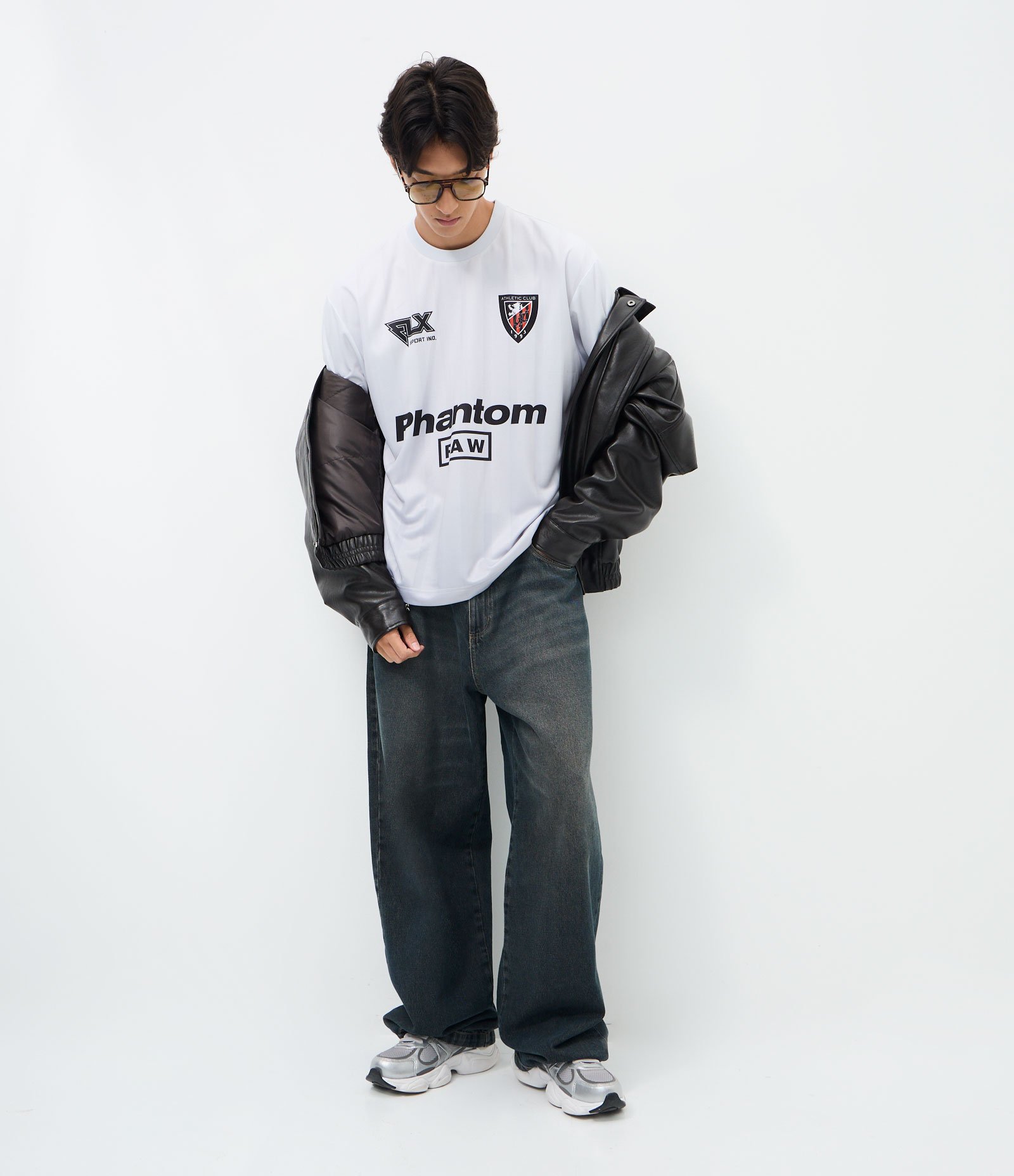 Camisa Boxy Manga Curta Phantom Branco 3