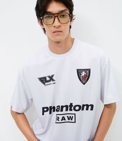 Camisa Boxy Manga Curta Phantom