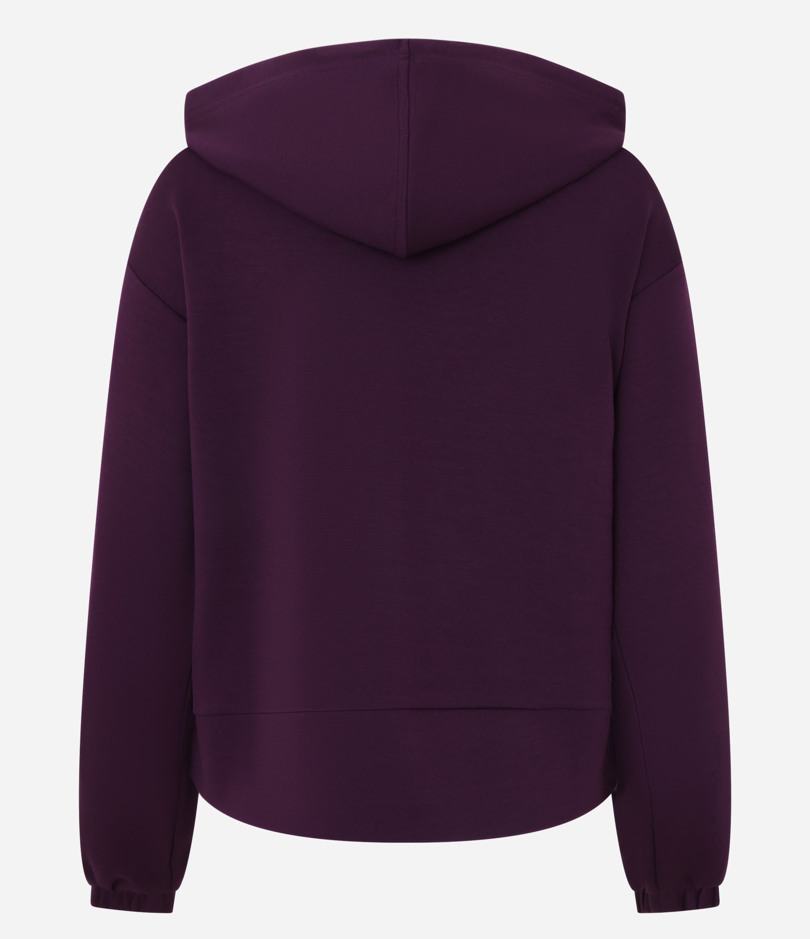 Jaqueta Esportiva Regular em Modal com Capuz Roxo 8