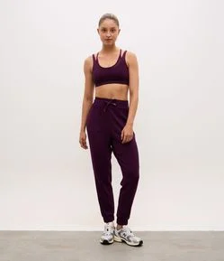 Calça Jogger Esportiva em Modal com Bolsos