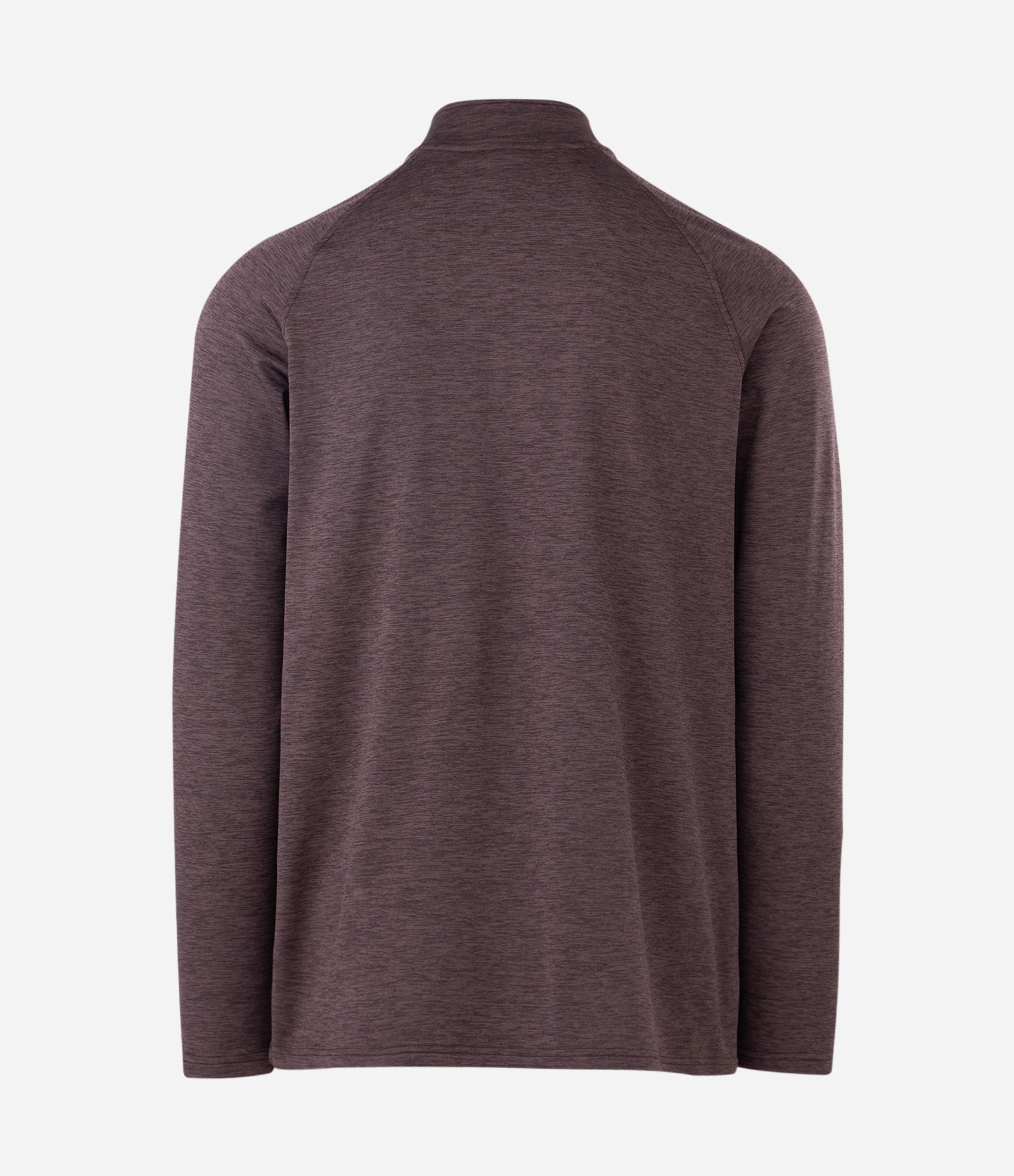 Camiseta Térmica Esportiva com Zíper na Gola e Recortes Marrom 6