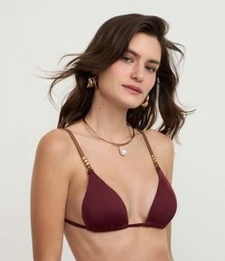 Biquíni Cortininha em Microfibra com Aviamento na Alça