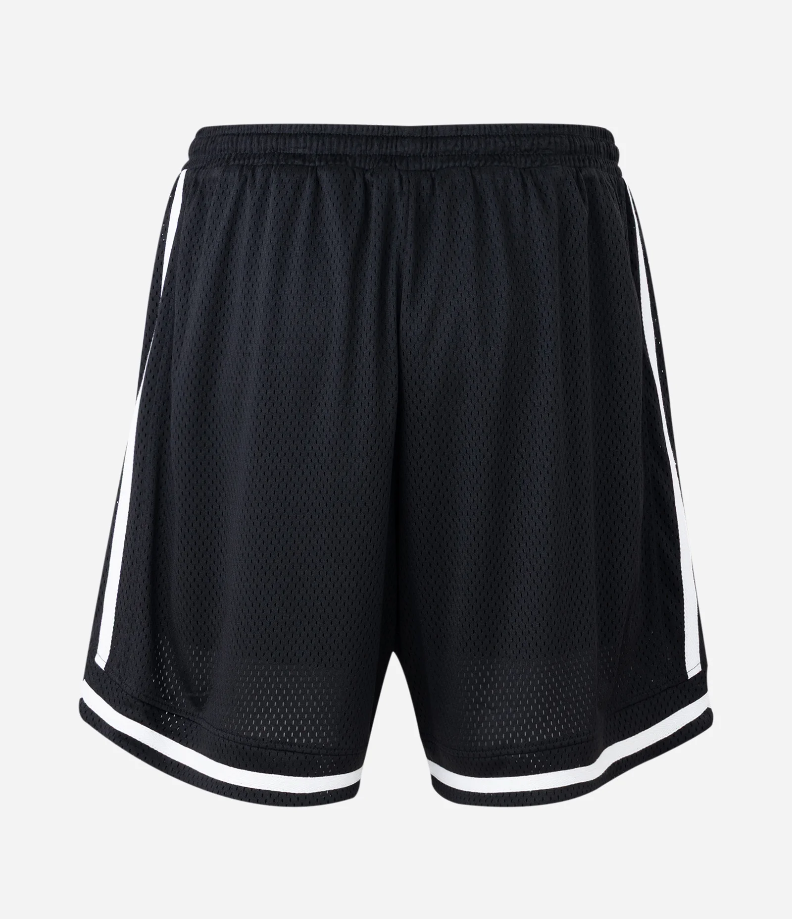 Bermuda com Bordado e Listras Laterais Preto 2