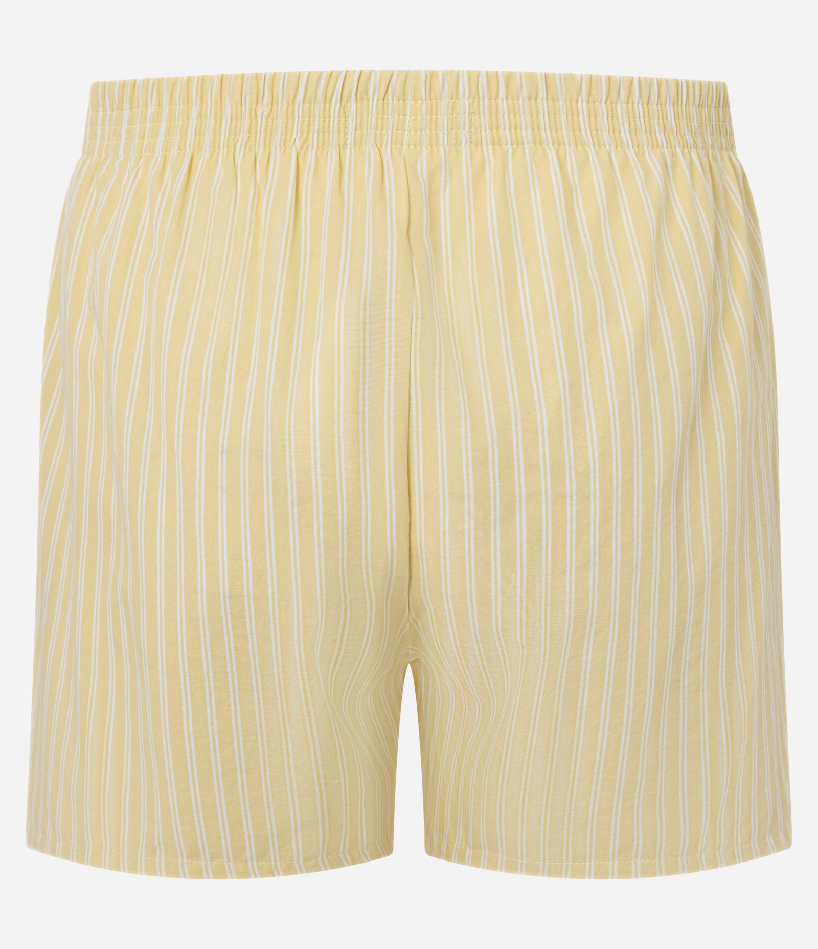 Cueca Samba Canção em Tricoline Com Listras Verticais Amarelo 2