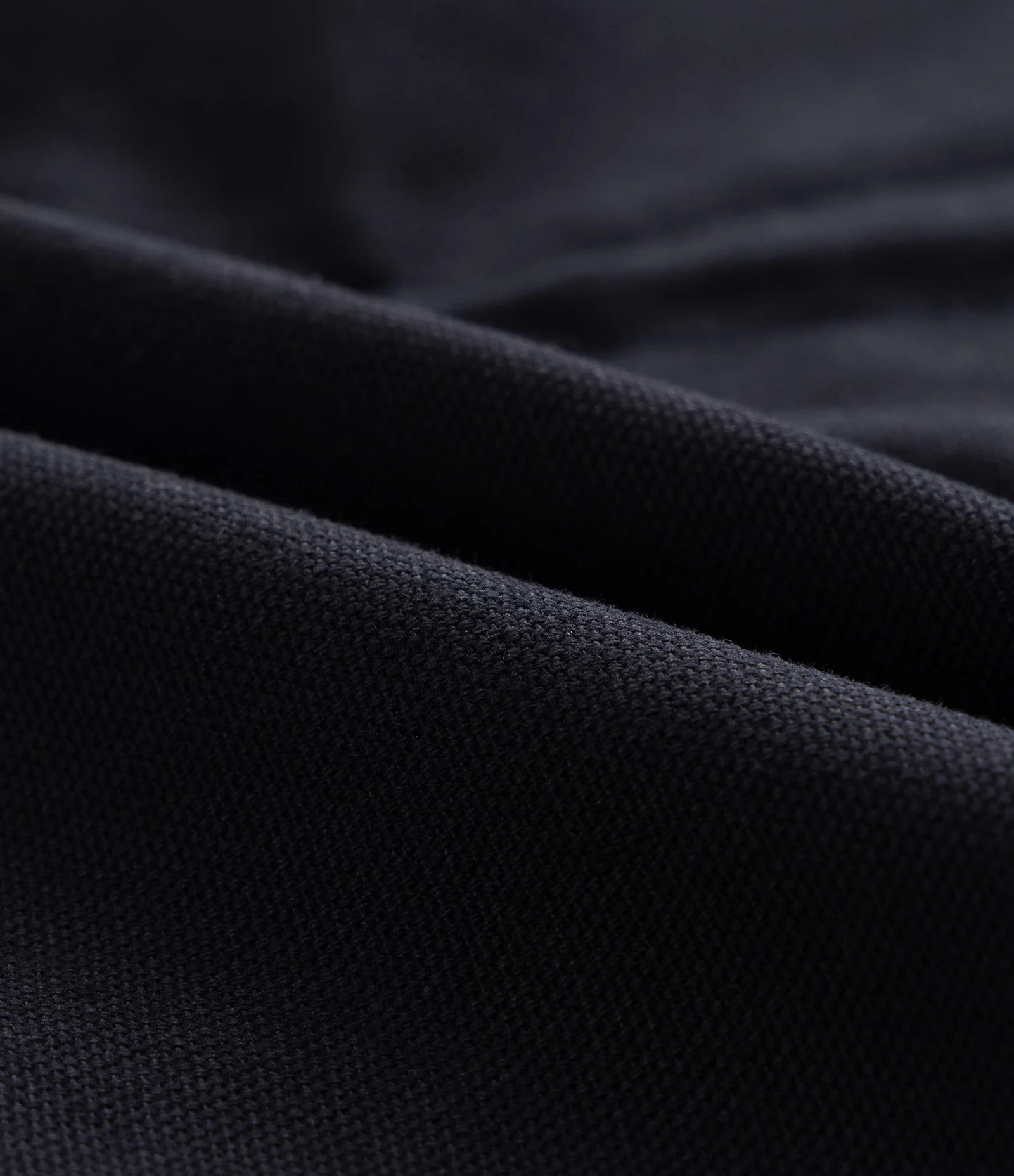 Jaqueta Trucker em Sarja com Gola de Veludo Contrastante e Bolsos Preto 3