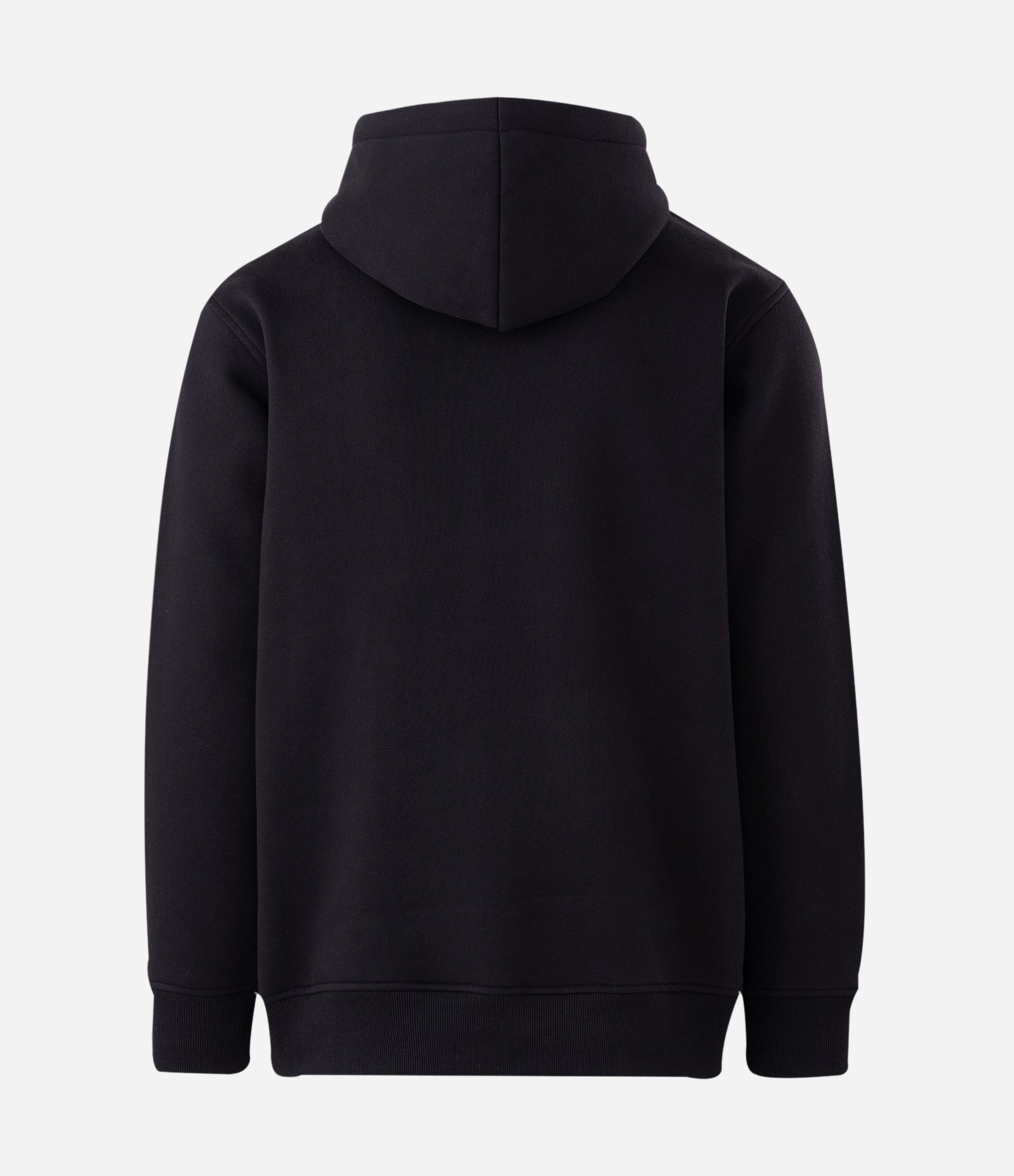 Blusão Comfort em Moletom com Capuz e Estampa Montanha Preto 7