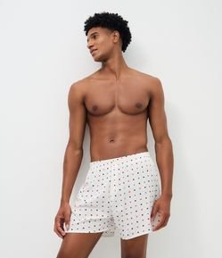 Cueca Samba Canção em Viscose com Estampa Chalis Naipes