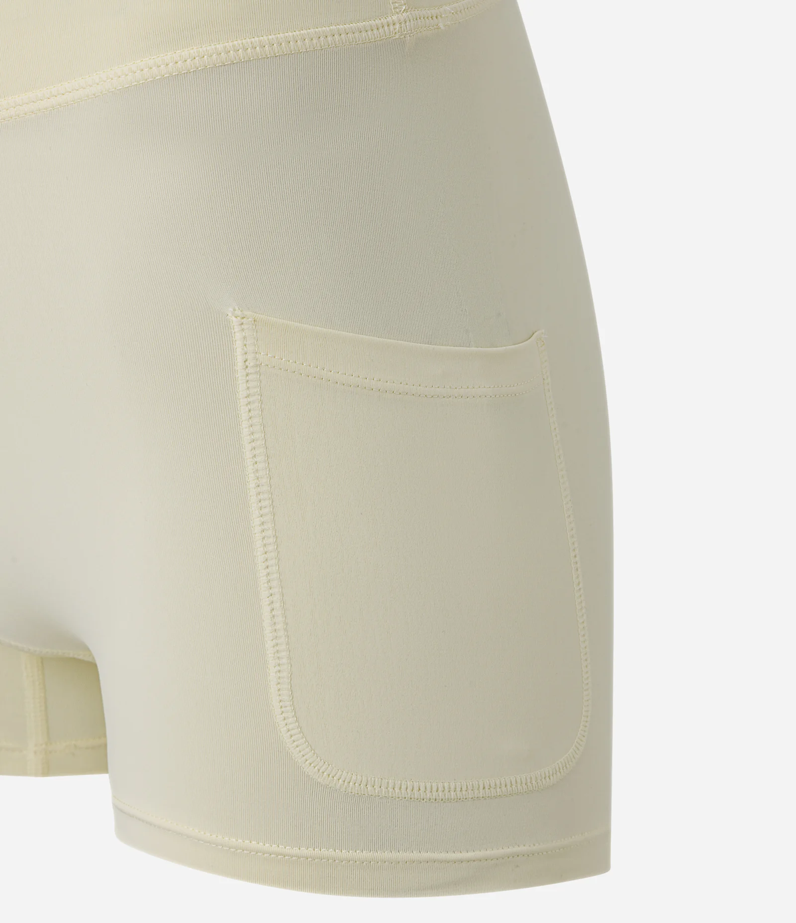 Vestido Evasê Esportivo em Microfibra com Short Interno Amarelo 6