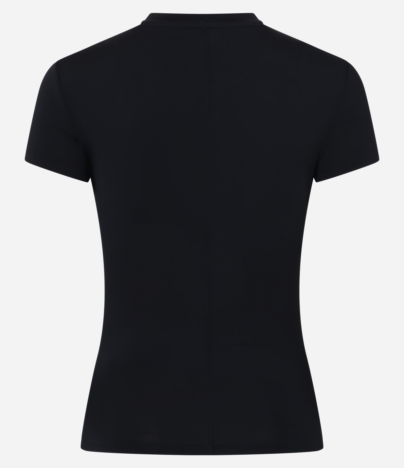 Camiseta Esportiva em Microfibra com Manga Curta Preto 2