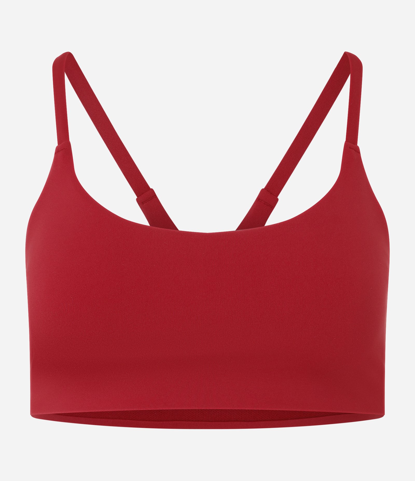 Top Esportivo Nadador sem Bojo em Poliamida Vermelho 5