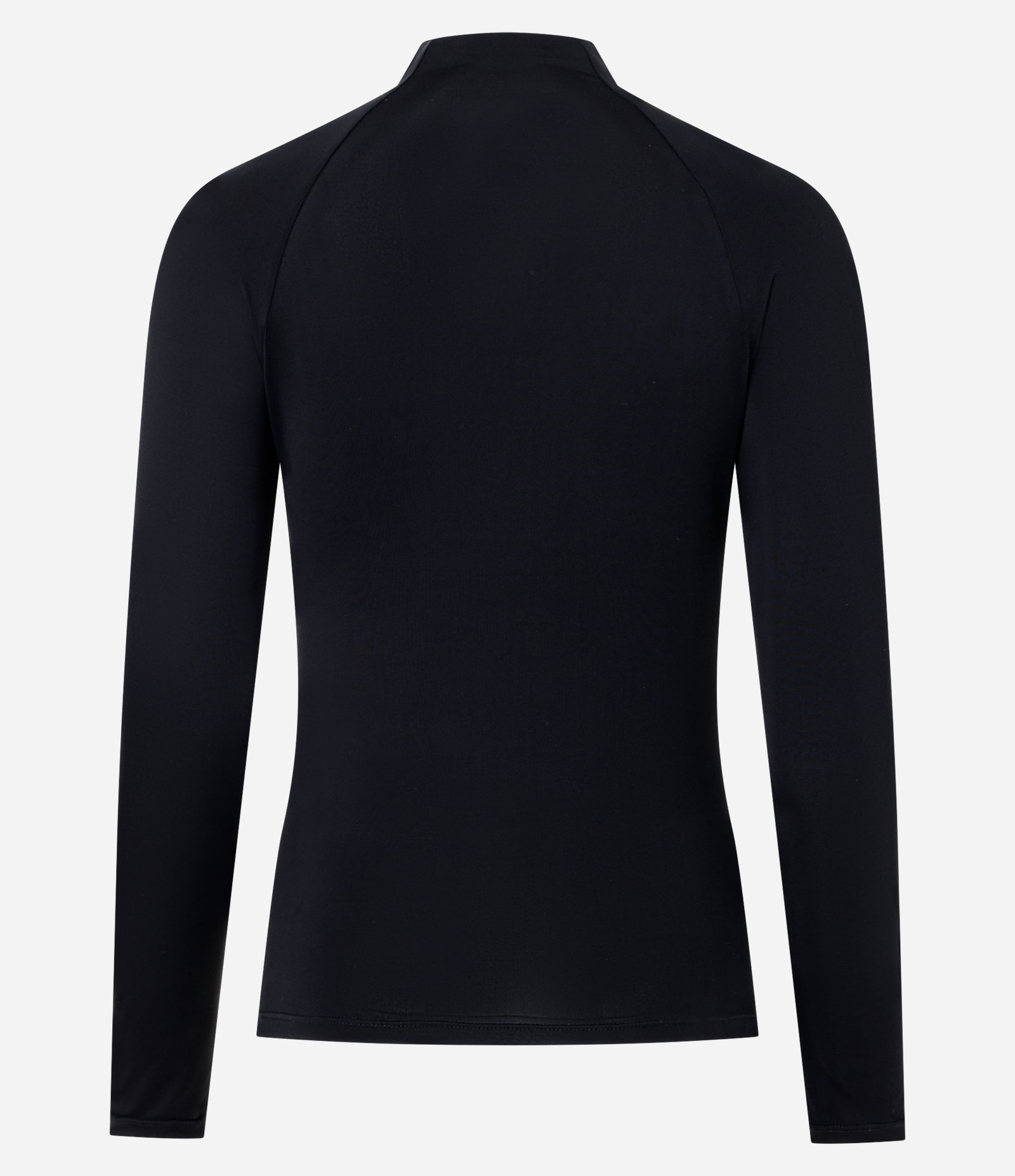 Camiseta Esportiva de Manga Longa e Gola Alta Preto 7