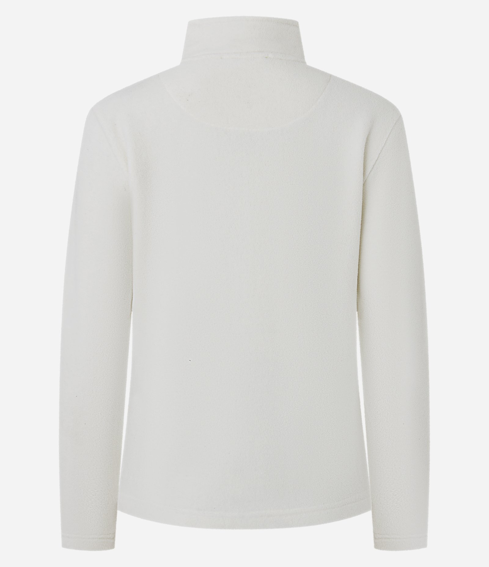 Jaqueta Pesada Esportiva em Fleece com Gola Alta Branco 7