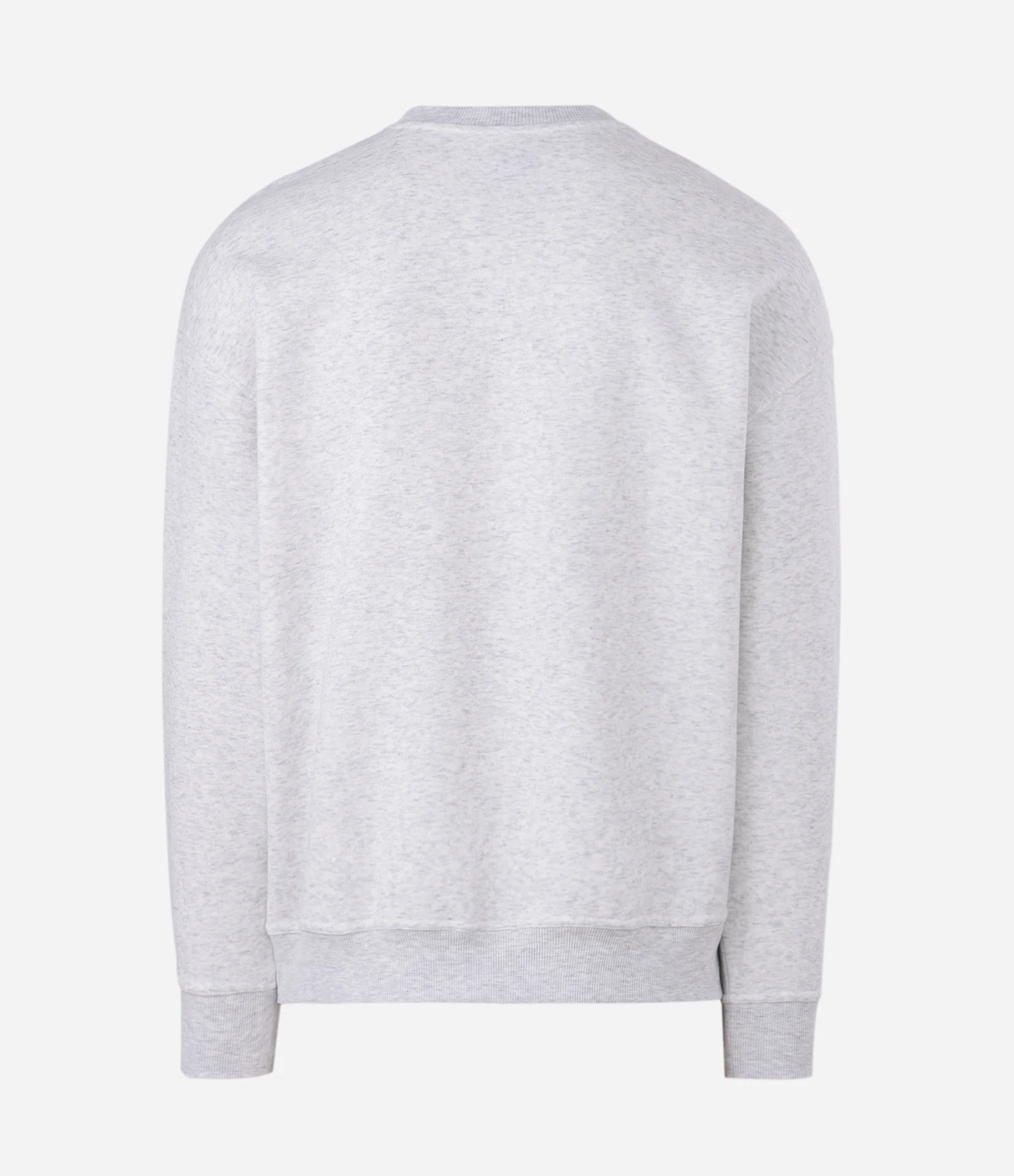 Blusão Boxy em Moletom com Felpa Liso Cinza 2