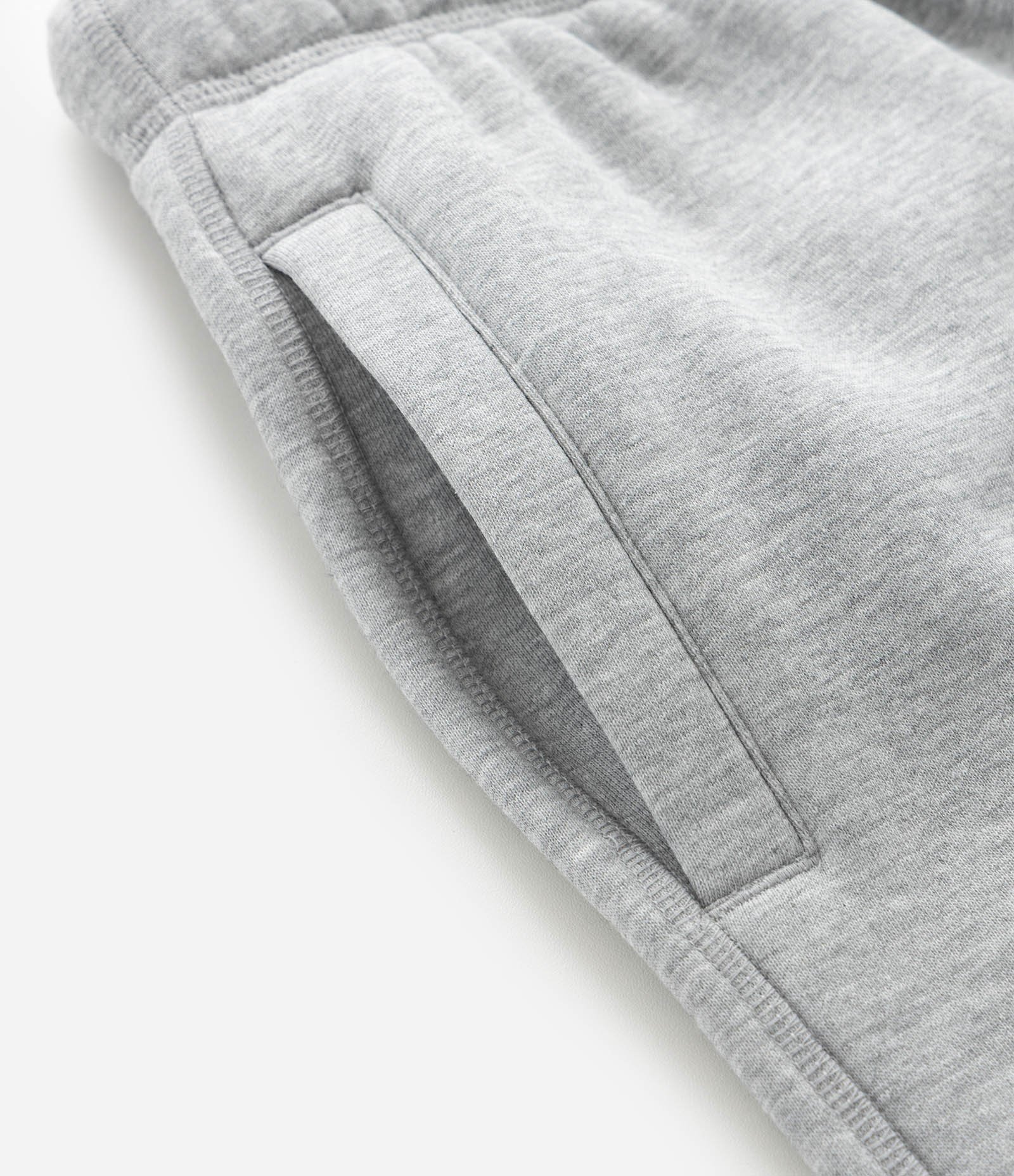 Calça Baggy em Moletom com Felpa com Barra Regulável Cinza Claro 9