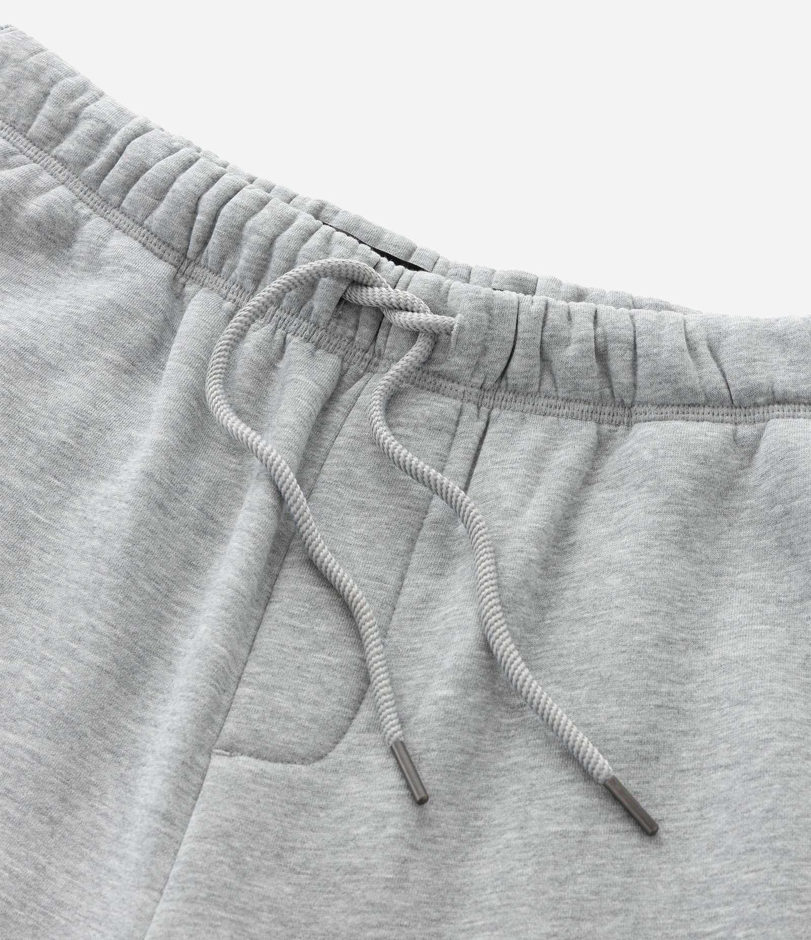 Calça Baggy em Moletom com Felpa com Barra Regulável Cinza Claro 11