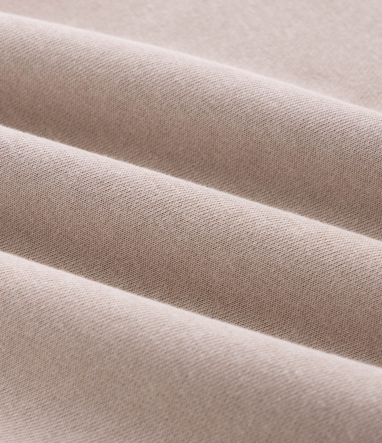 Blusão Boxy em Moletom com Felpa Liso Bege 3