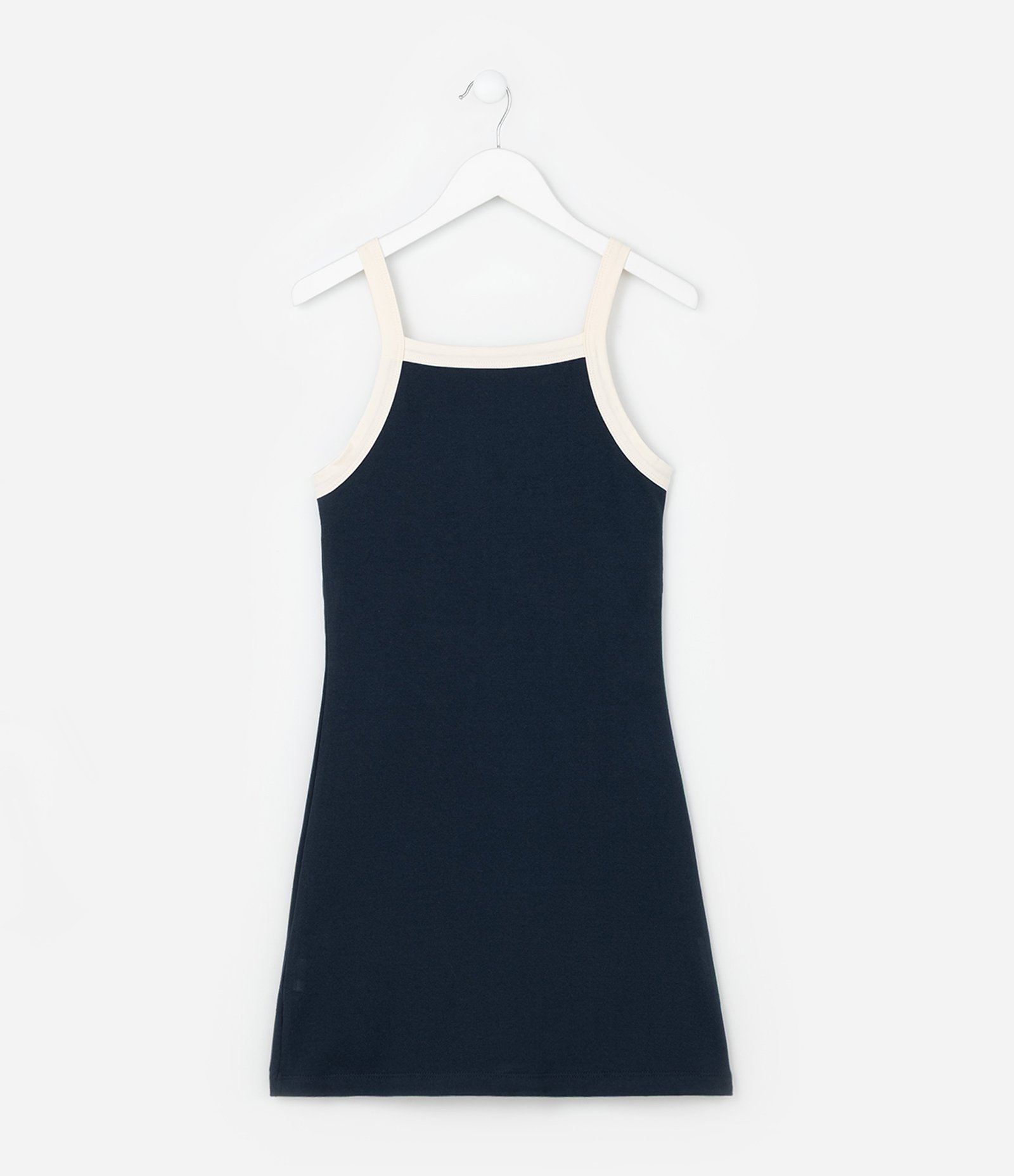 Vestido Infantil com Laço Aplicado - Tam 
 7 A 14 Azul 2