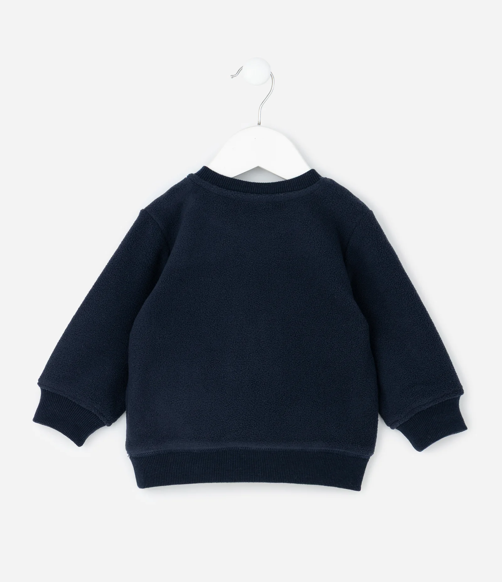 Casaco Infantil em Fleece Polar – Tam 0 a 18 Meses Azul Marinho 2