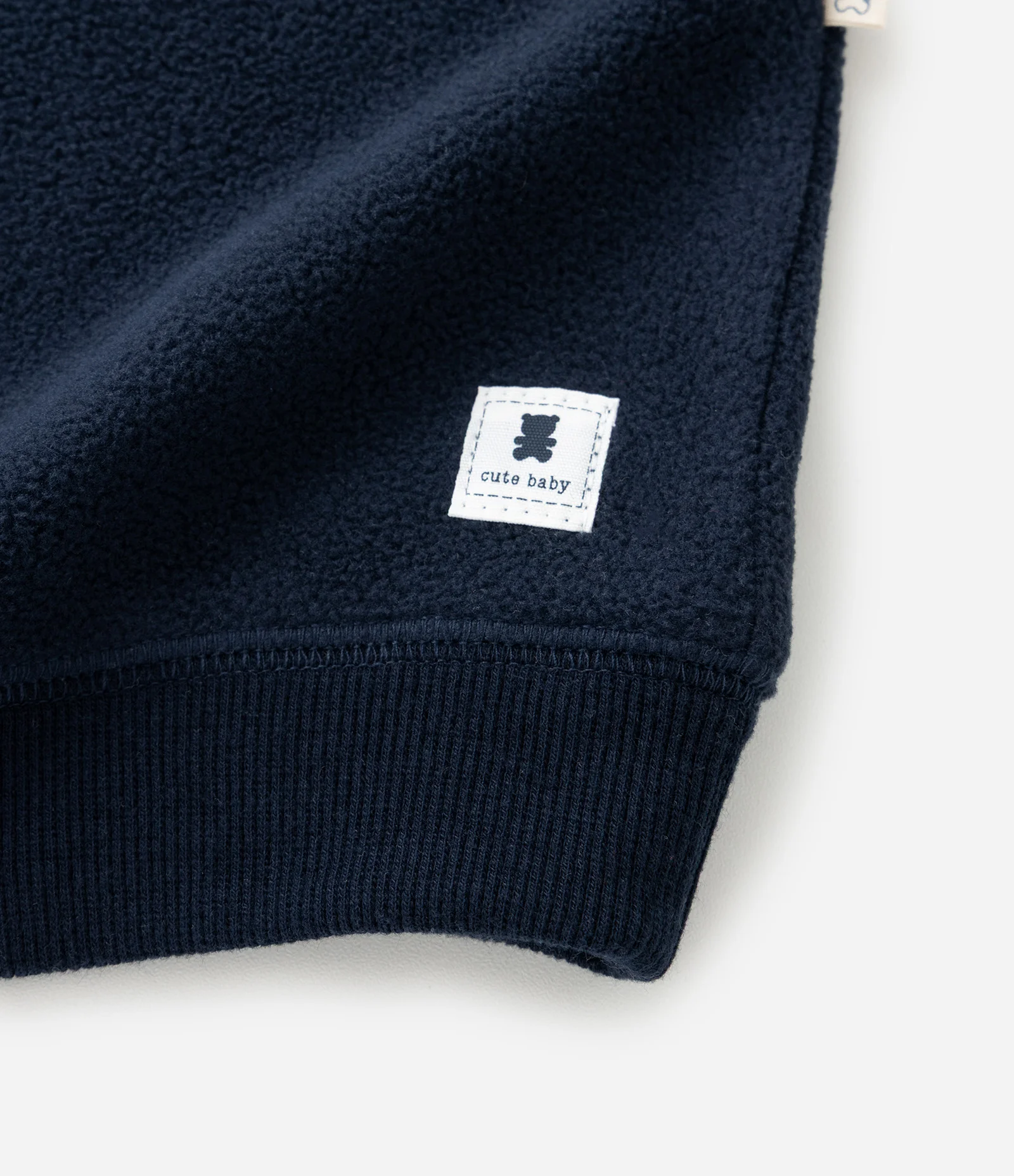 Casaco Infantil em Fleece Polar – Tam 0 a 18 Meses Azul Marinho 5