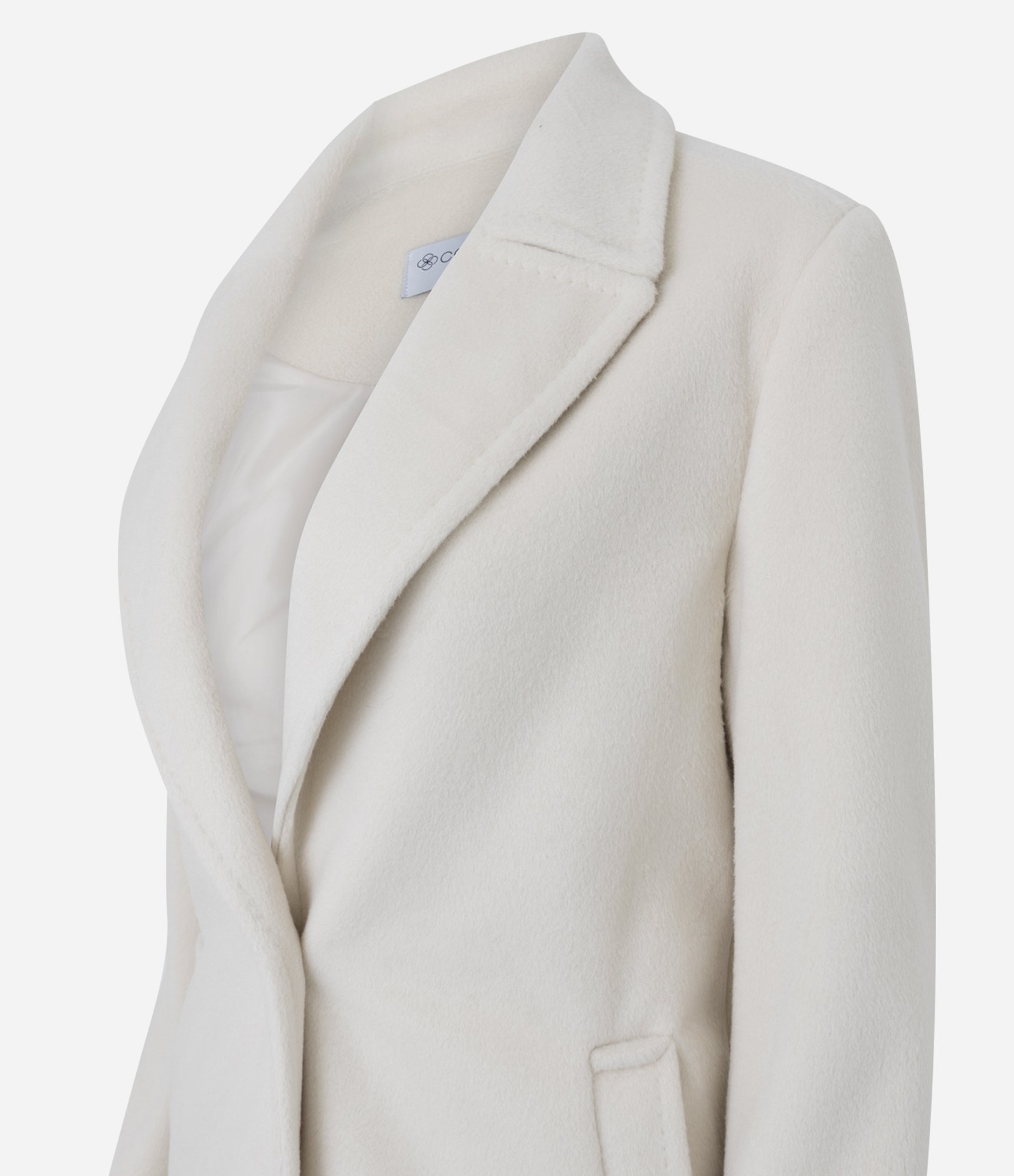 Casaco Alongado com Bolsos Laterais e Fenda Traseira Off White 6